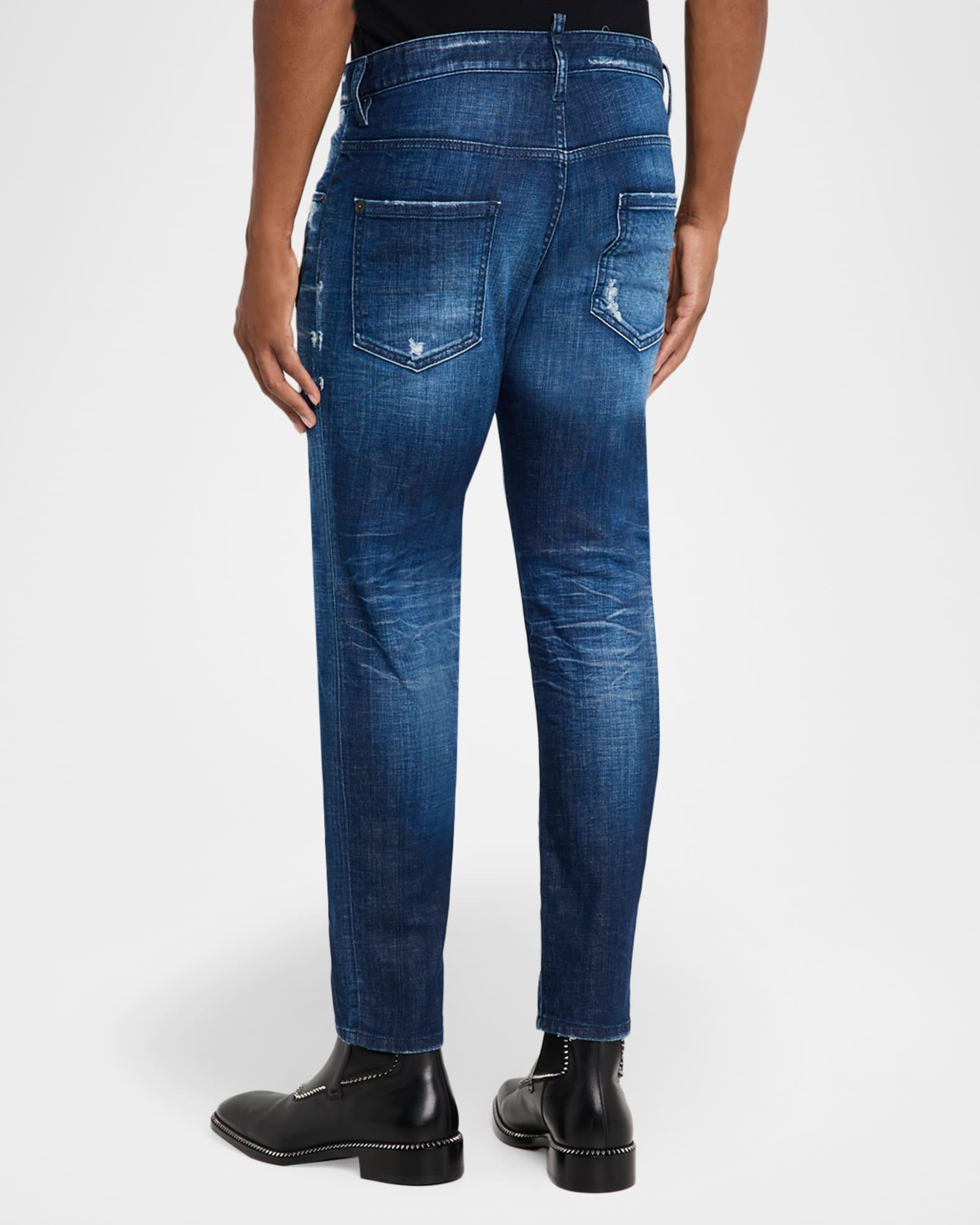 Men's Slim Distressed Skater Jeans Product Image