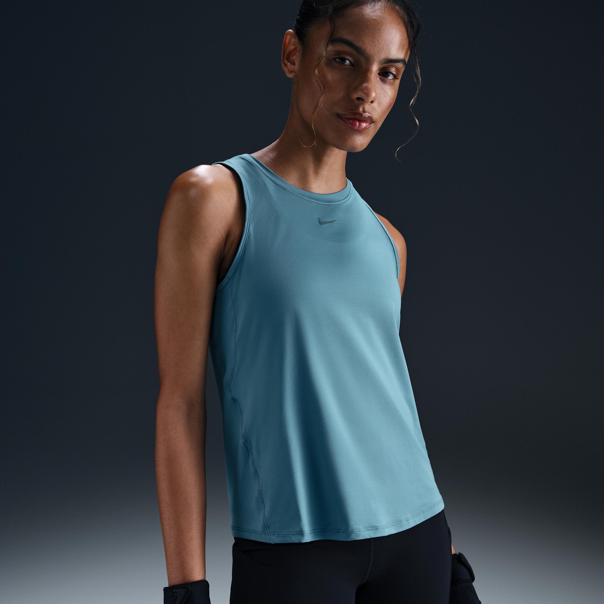 Nike Womens One Classic Dri-FIT Cropped Tank Top Product Image