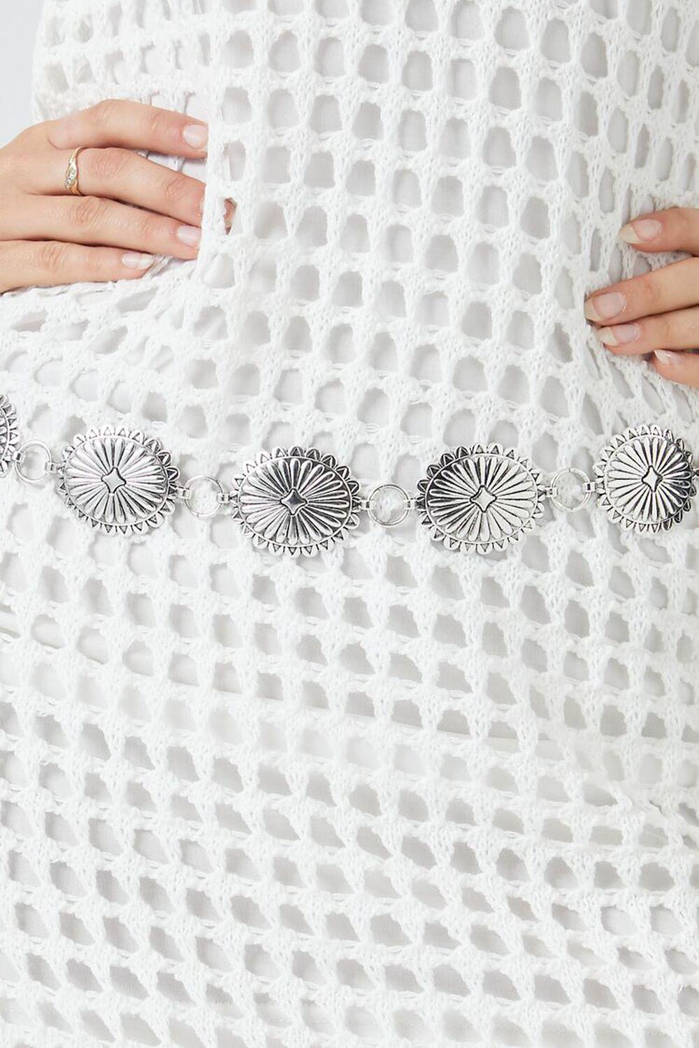 Etched Circular Chain Belt | Forever 21 Product Image