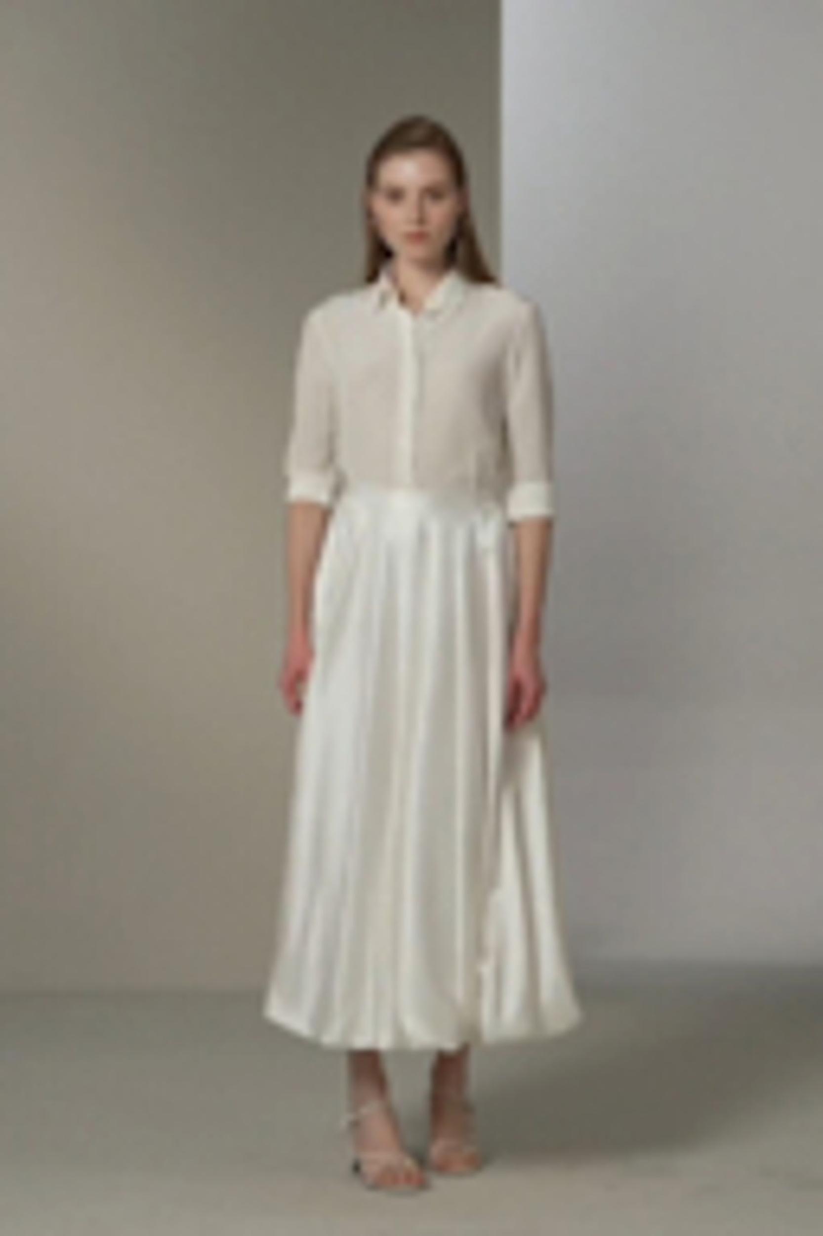 LILYSILK X LYDIA MILLEN Snowdrop Skirt Product Image