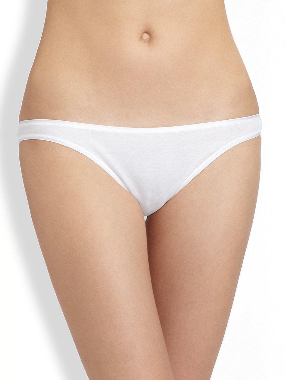 Seamless High-Cut Cotton Briefs Product Image