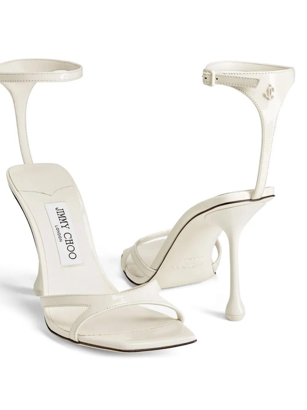 Ixia 95mm patent leather sandals Product Image