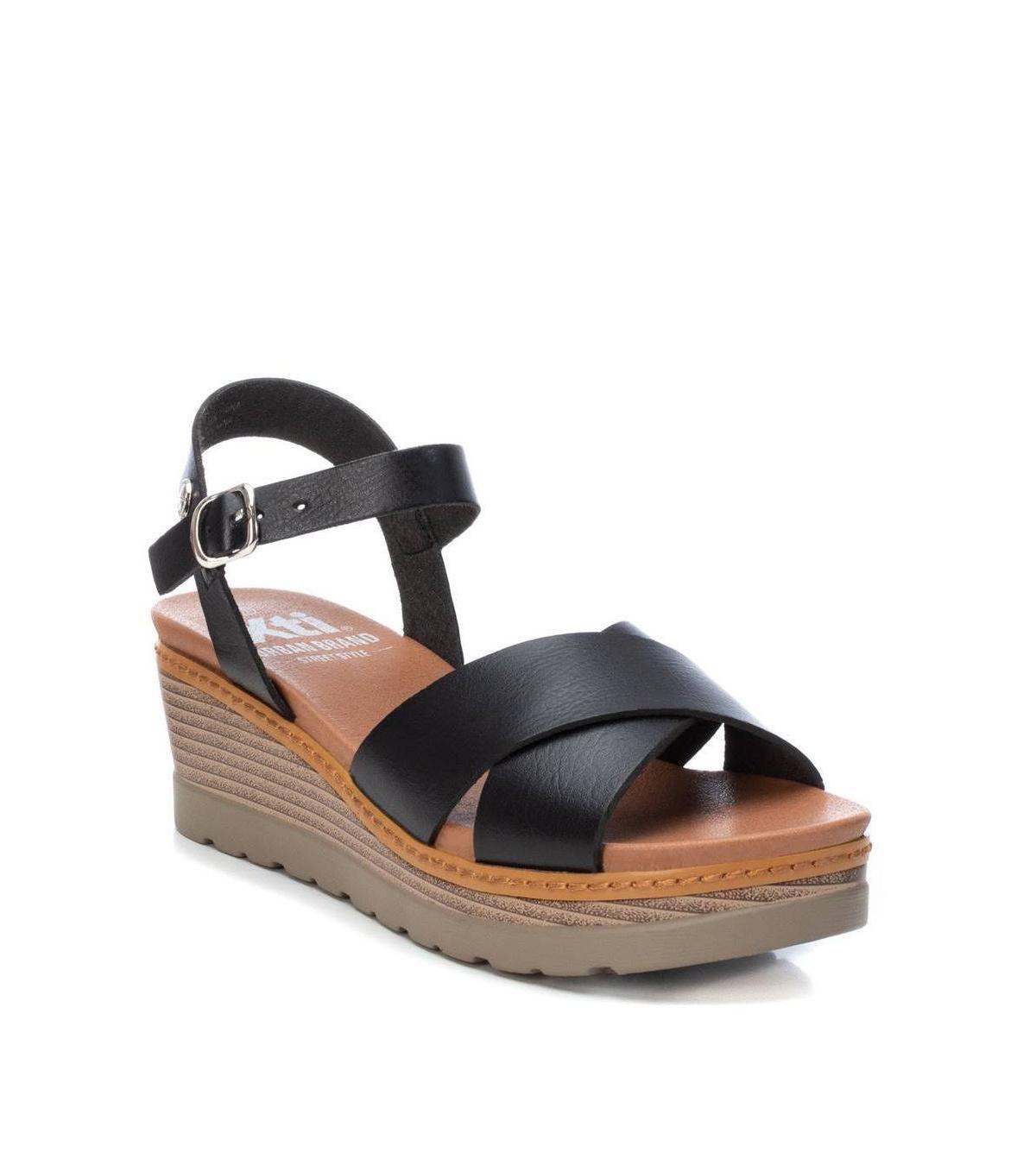 Xti Womens Wedge Cross Strap Sandals By Product Image
