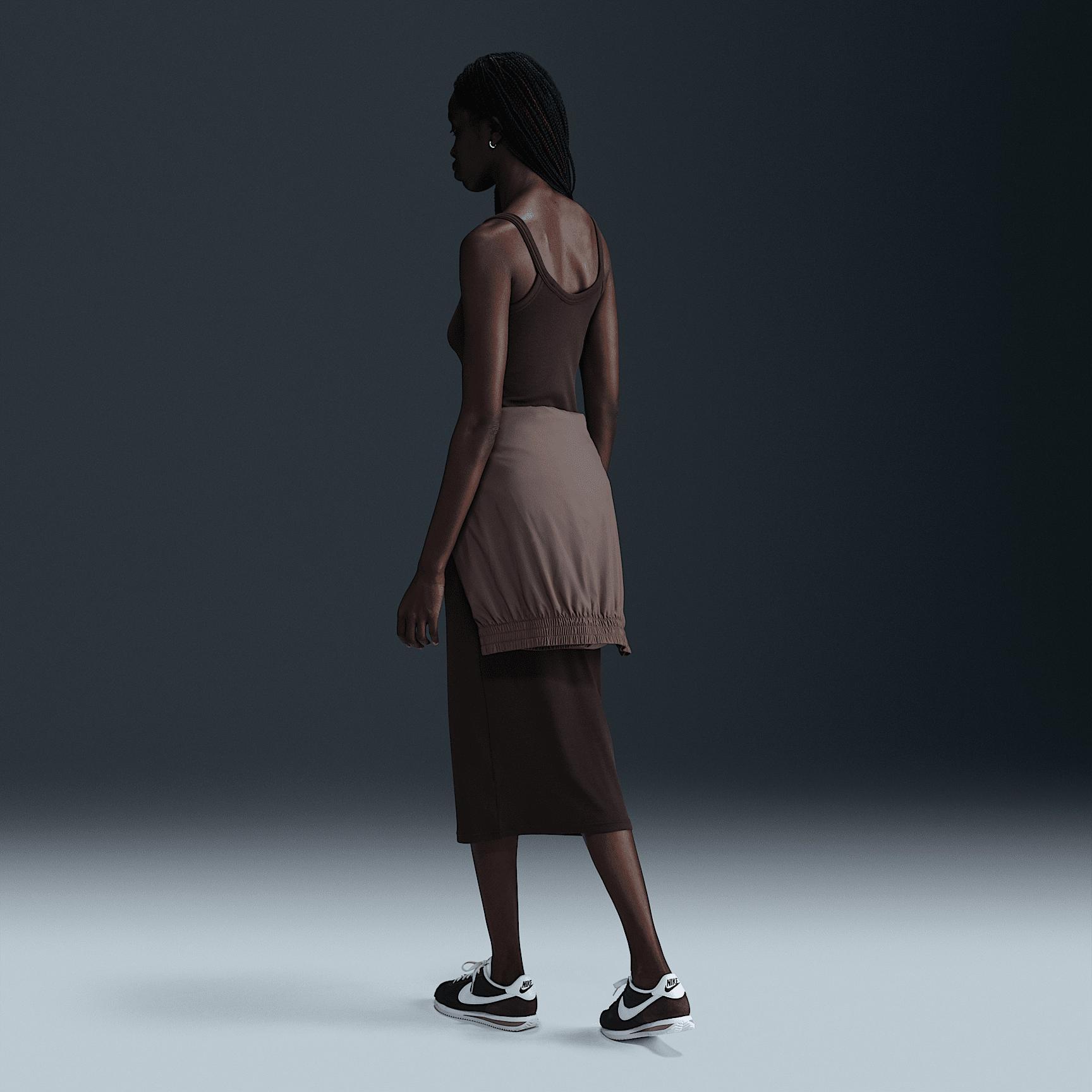 Women's Nike Sportswear Chill Knit Tight Mini-Rib Tank Top Dress Product Image