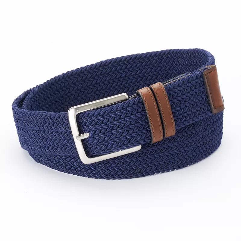 Men's Dockers® Comfort Stretch Braid Casual Belt, Size: 2XL, Blue Product Image