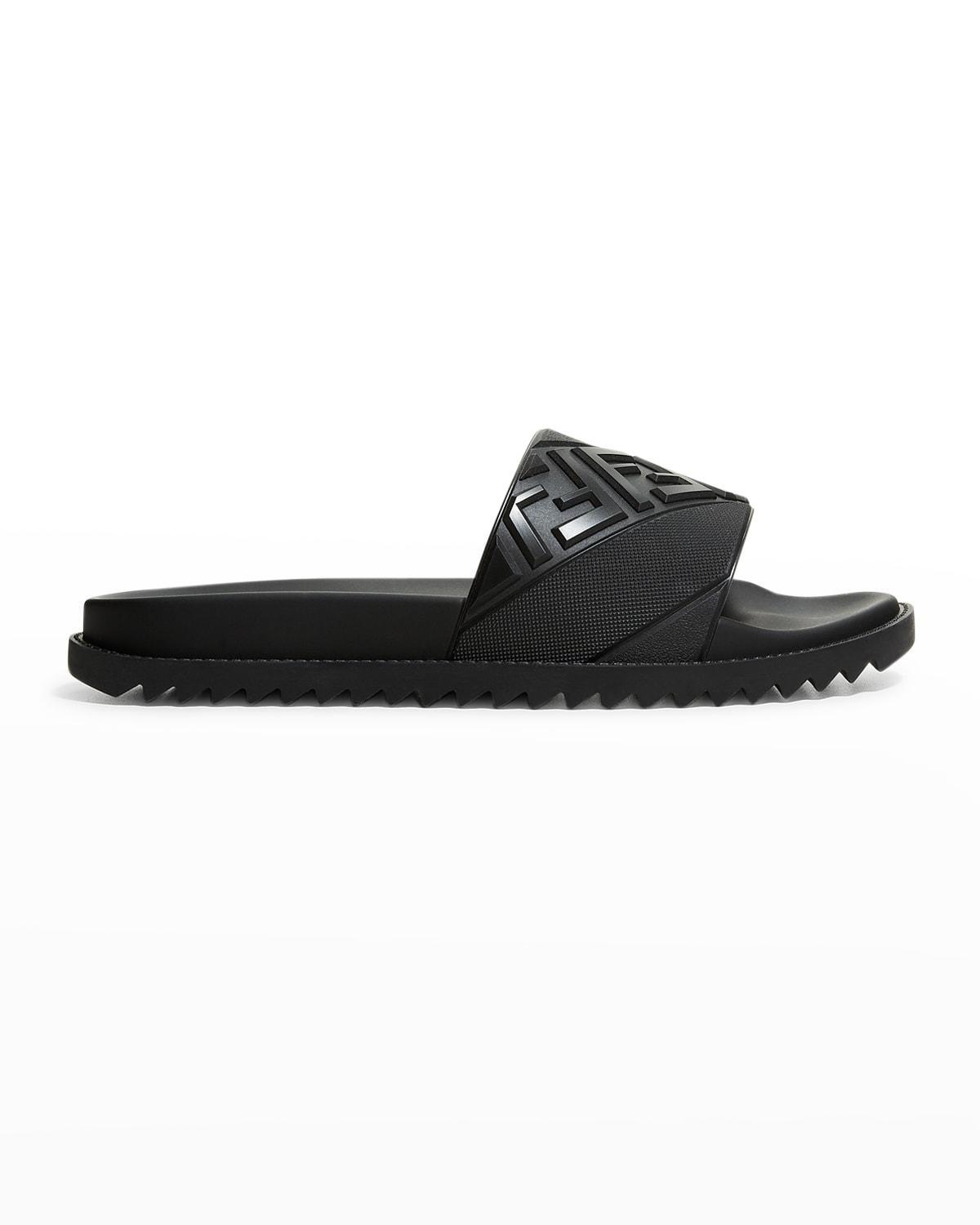 Mens FF Diagonal Logo Print Slides Product Image
