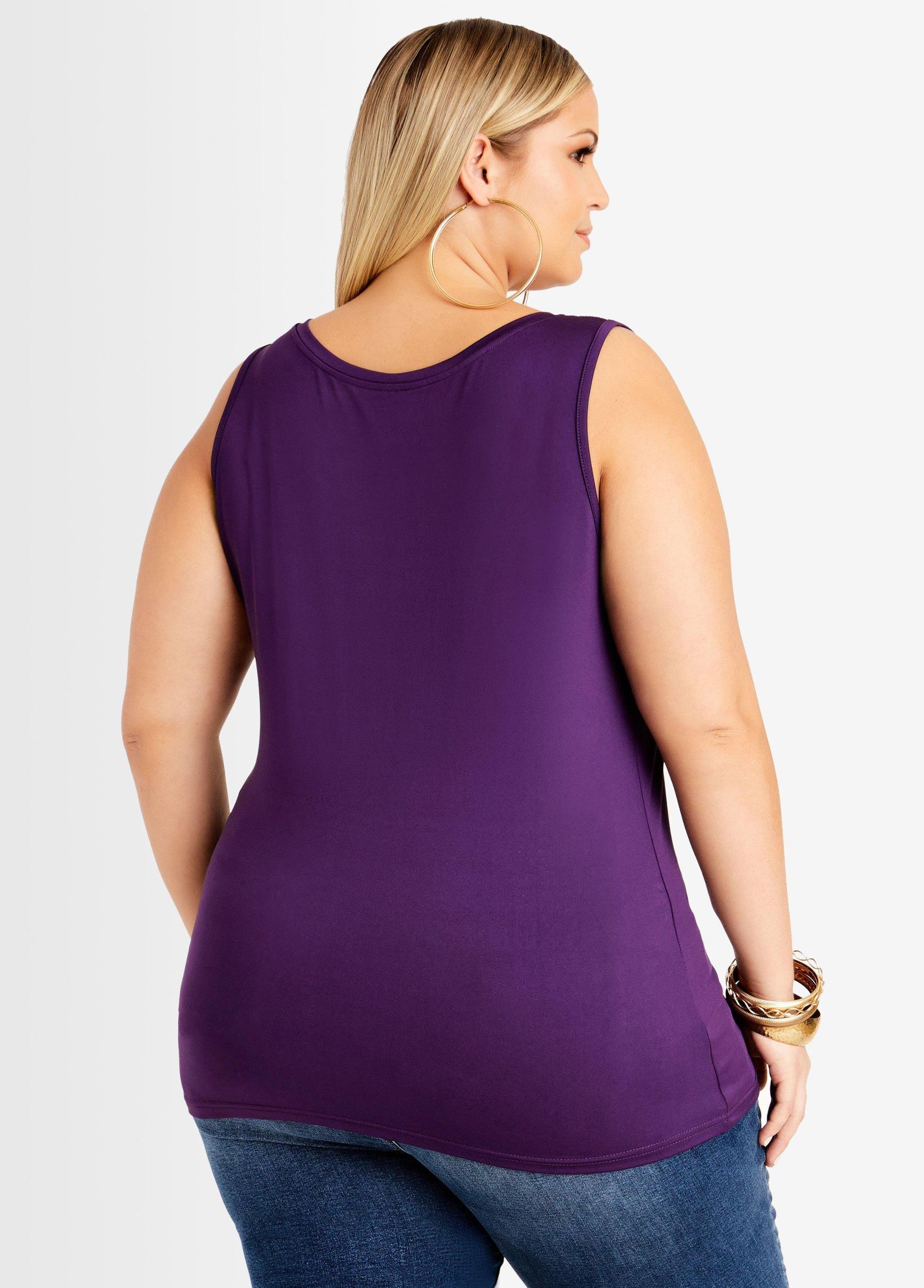 Not Your Basic Scoop Neck Tank Product Image