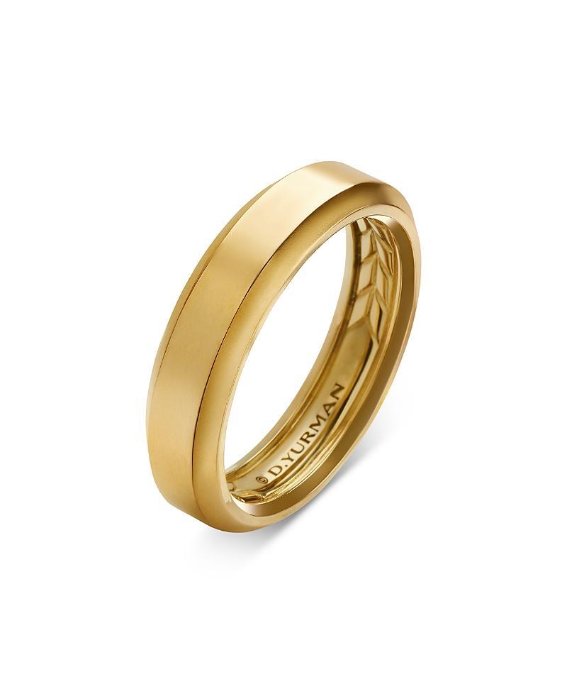 David Yurman 18K Yellow Gold Beveled Band Product Image