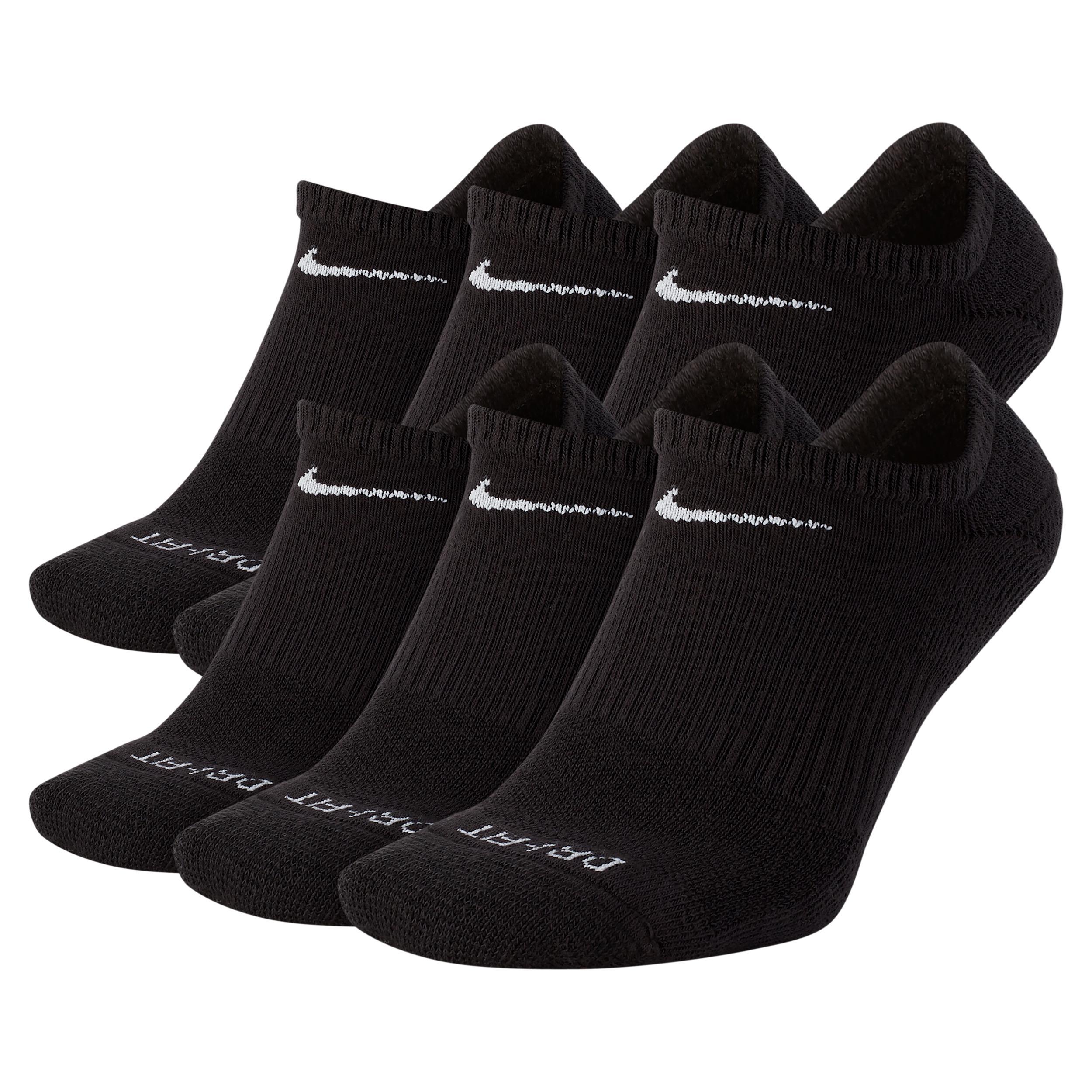 Nike Men's Everyday Plus Cushioned Training No-Show Socks (6 Pairs) Product Image