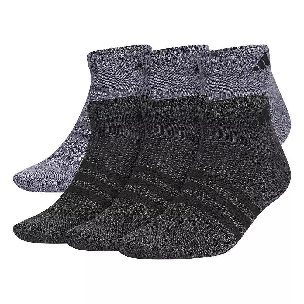 Men's adidas 6-Pack Superlite 3.0 Low-Cut Socks, Size: 8-12, White Black Product Image