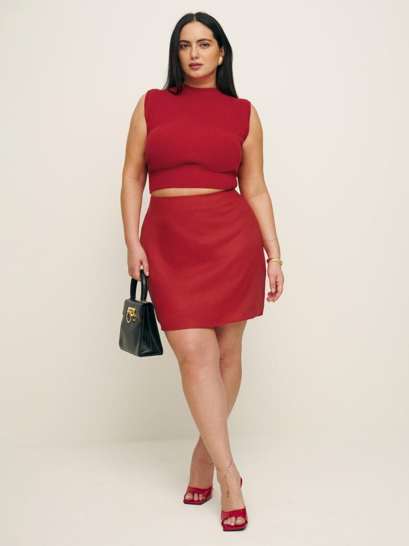 Veranda Linen Skirt Es Product Image