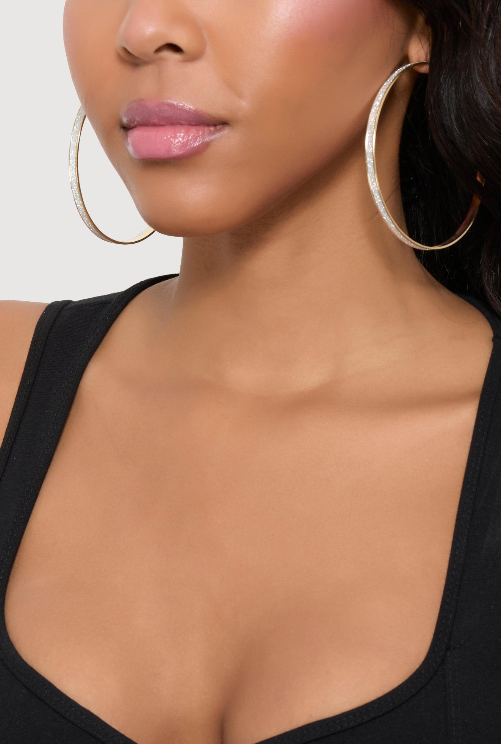 Assorted Metallic Hoop Earring Trio Female Product Image