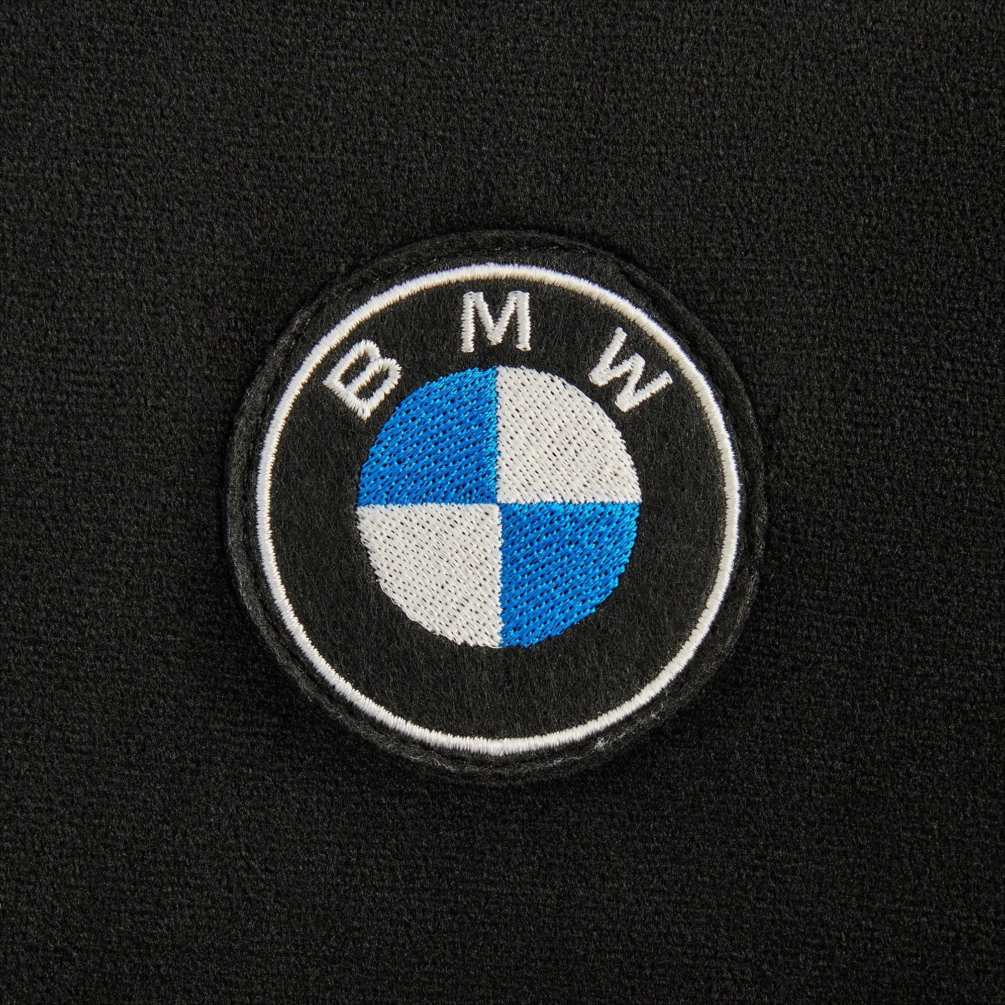 Kith for BMW Bonded Velour Williams V Full Zip Hoodie - Black Male Product Image