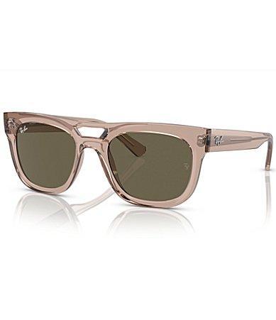 Men's Ray-Ban RB3736 56mm Irregular Mirror Sunglasses, Silver Product Image
