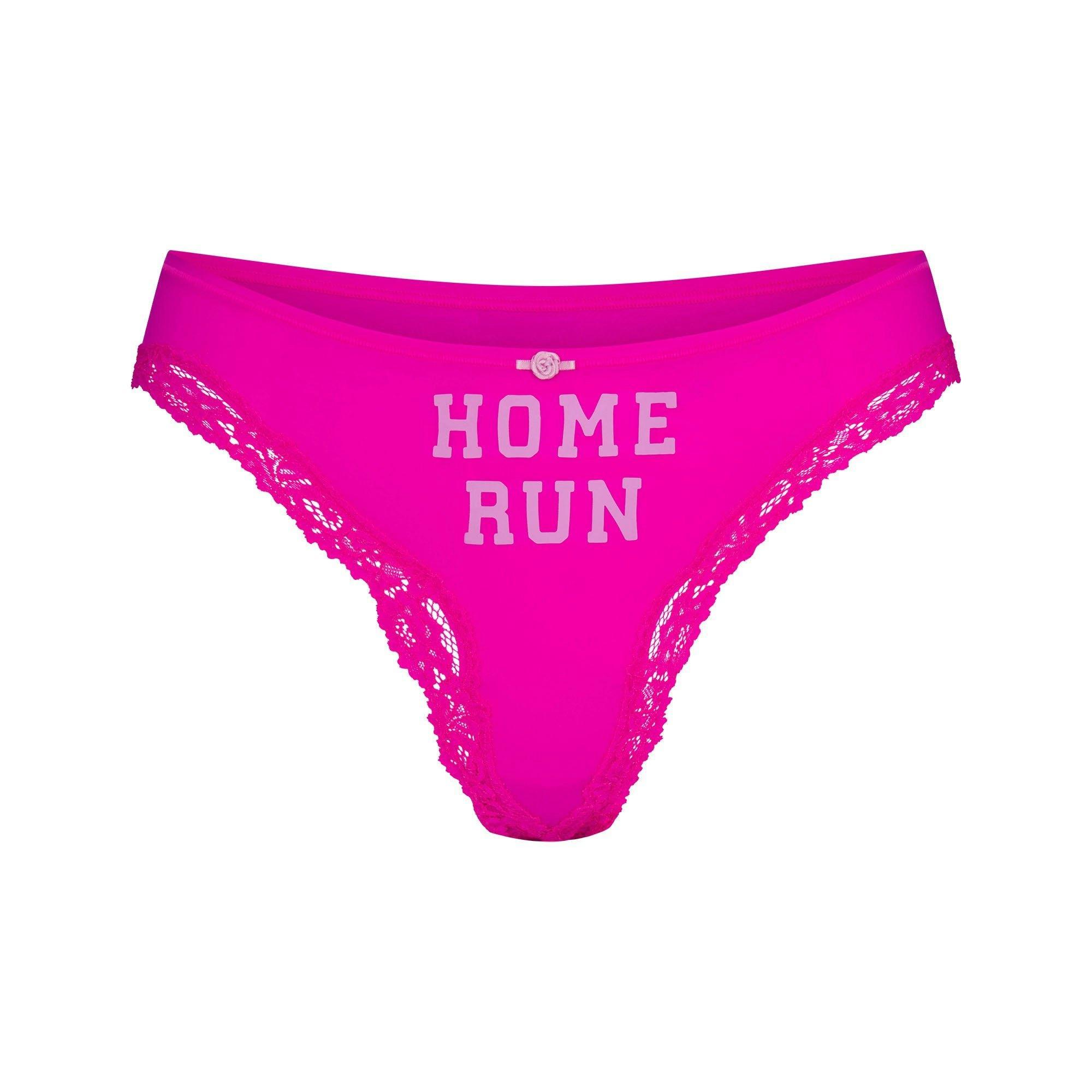 FITS EVERYBODY LACE THONG AND BIKINI 5-PACK | HOME RUN MULTI Product Image