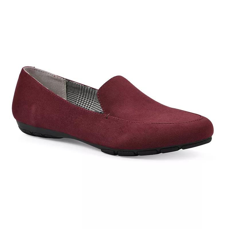 Cliffs by White Mountain Gallant Women's Loafer Flats, Size: 8.5, Brown Suedette Product Image
