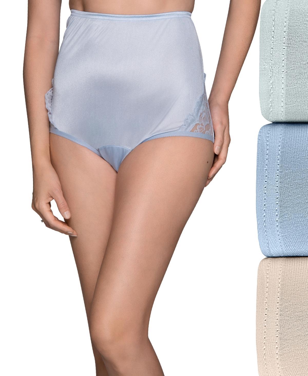 Women's Vanity Fair Lingerie® Perfectly Yours 3-Pack Noveau Brief Panty Set 13011, Size: 5, Ghost Blue Asst Product Image