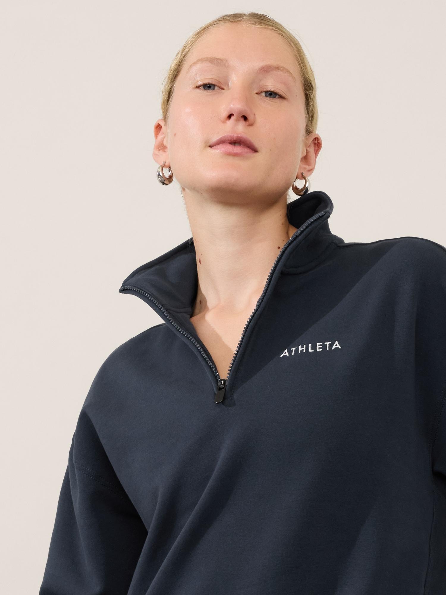 Power of She Forever Fleece 1/4 Zip Sweatshirt Product Image