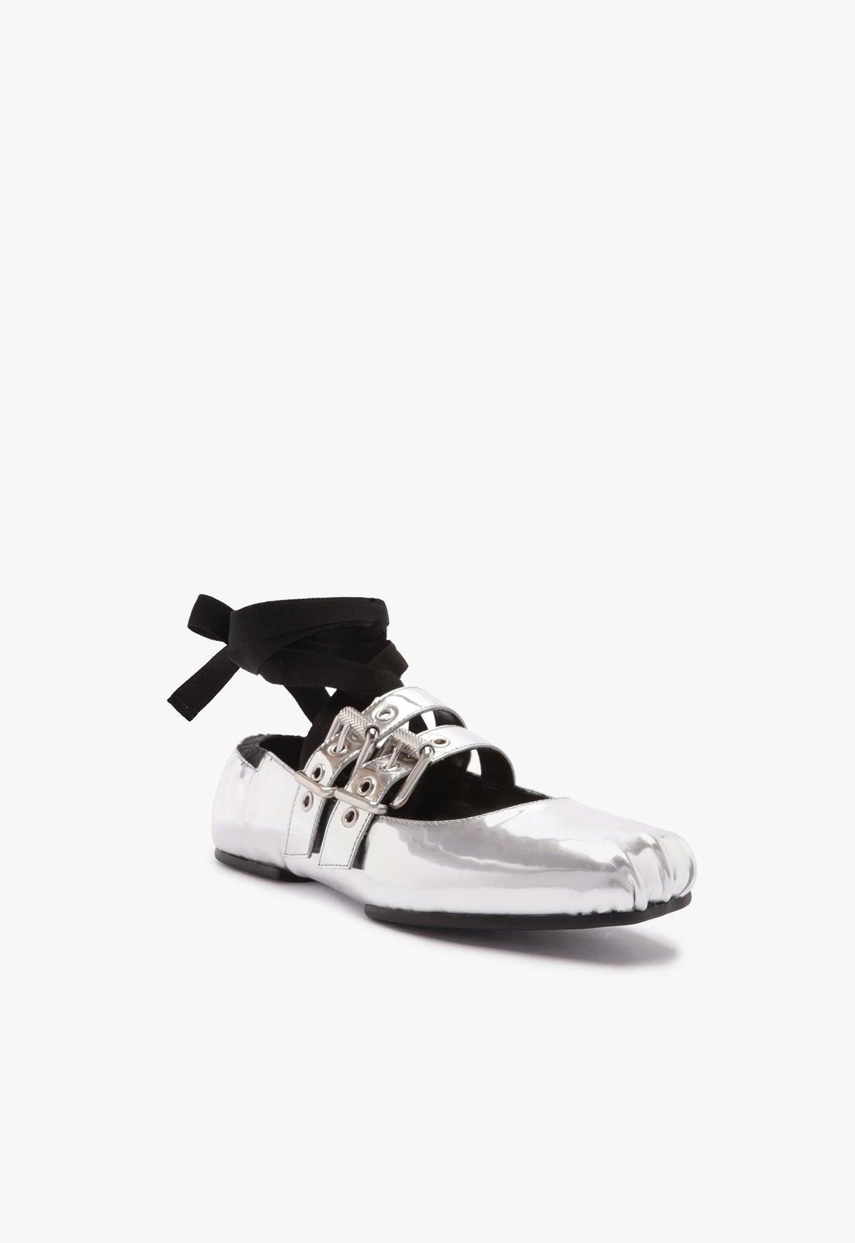 Raika Specchio Leather Flat Female Product Image