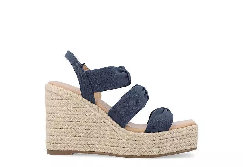 Journee Collection Womens Santorynn Platform Wedge Sandal Product Image