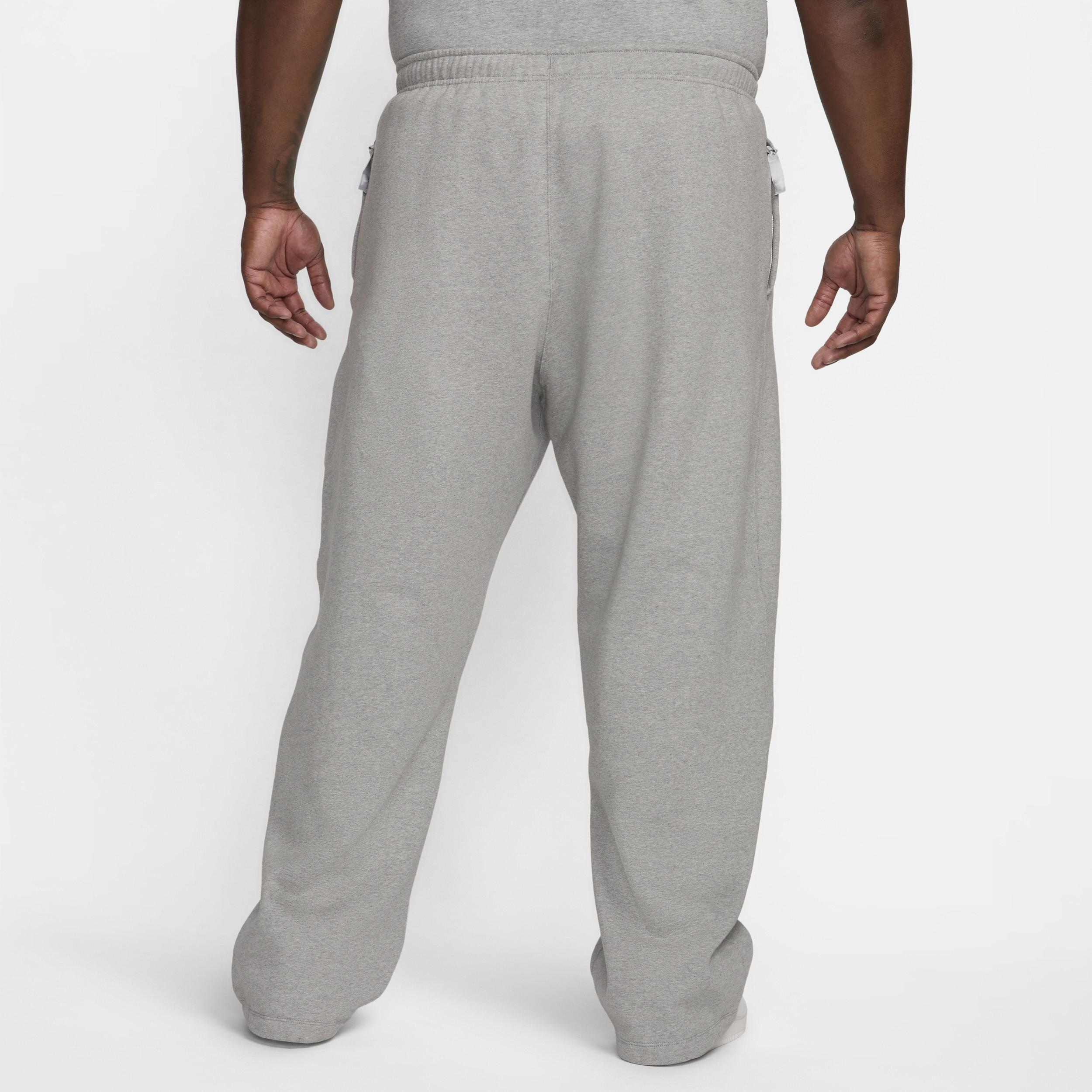 Nike Men's Solo Swoosh Open-Hem Fleece Pants Product Image