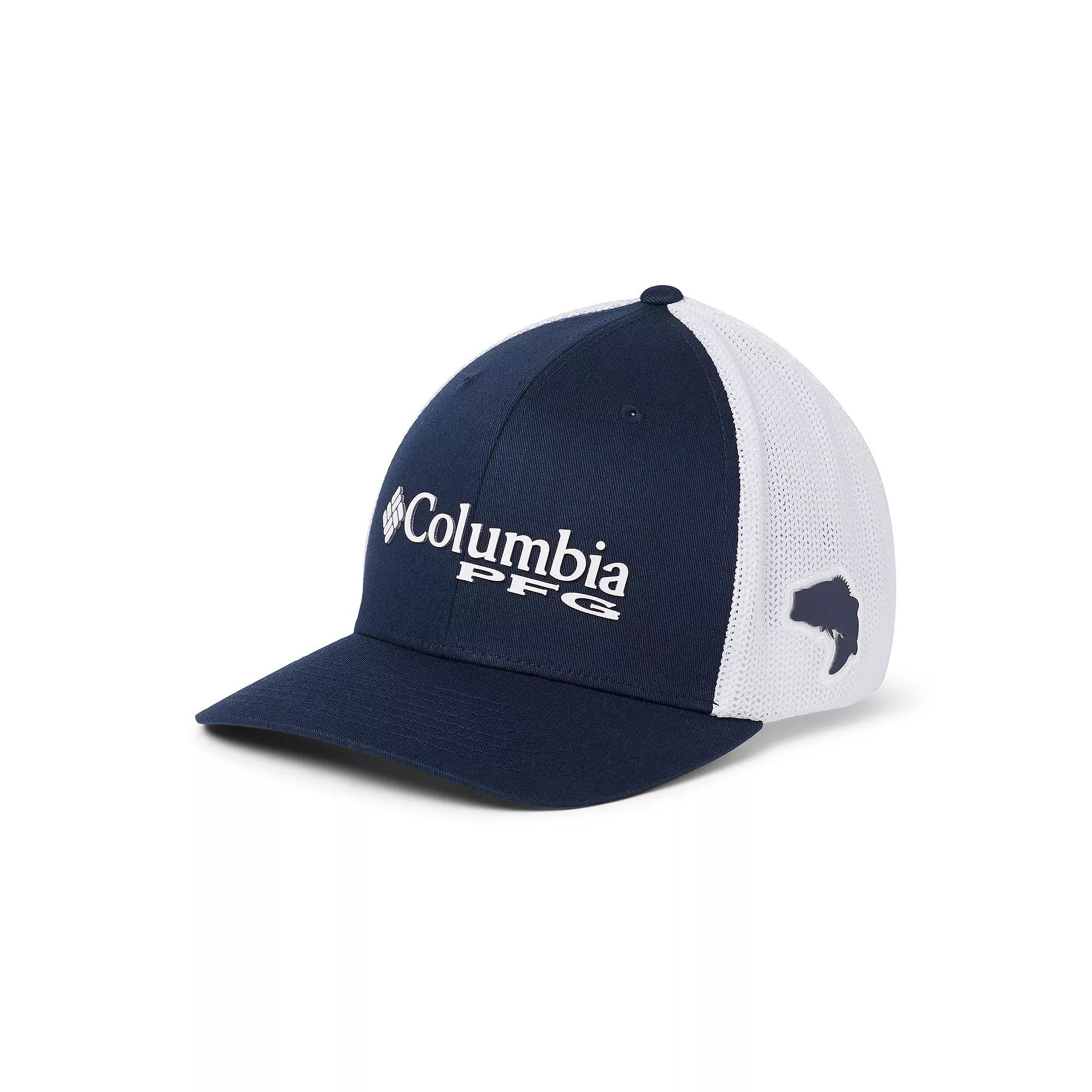 Men's Columbia FlexFit Mesh Fitted Cap, Size: Large/XL, Black Product Image
