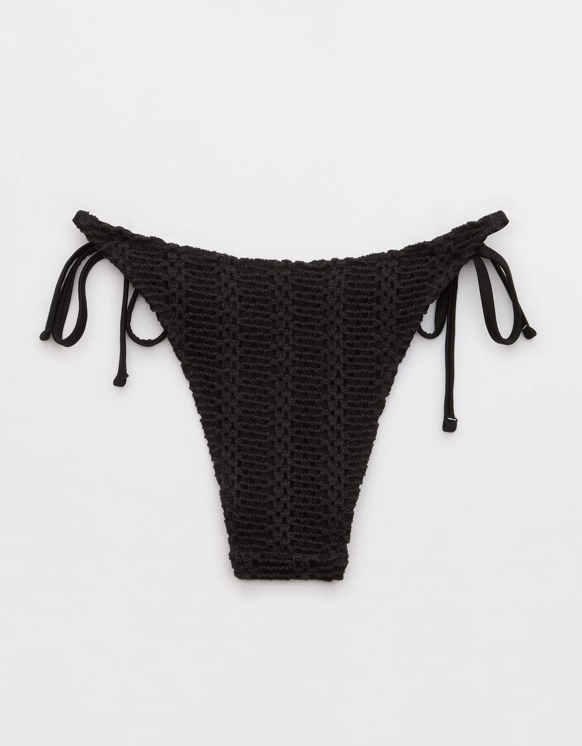 Aerie The Sunbun Cloudweave Crochet Bikini Bottom Product Image