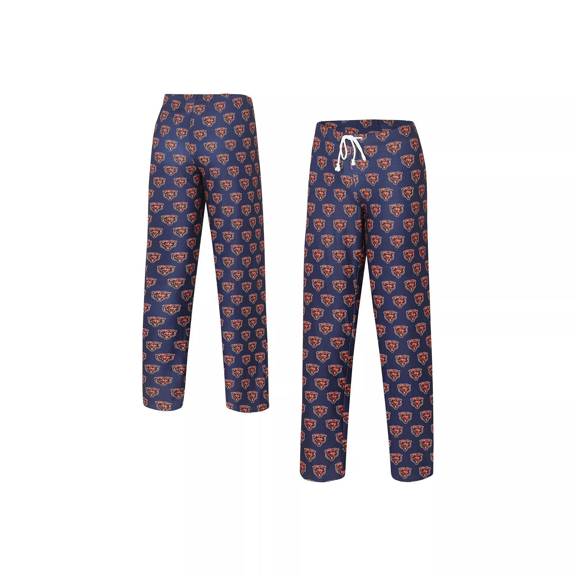 Women's Concepts Sport Navy Chicago Bears Gauge Allover Print Sleep Pants, Size: XL, Blue Product Image