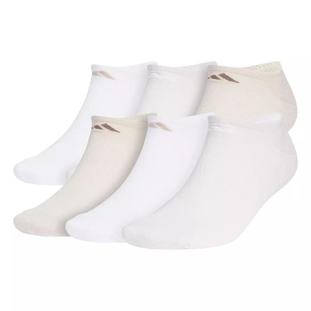 Men's adidas 6-pack Athletic Cushioned No-Show Socks, Size: 8-12, Wonder Beige Product Image