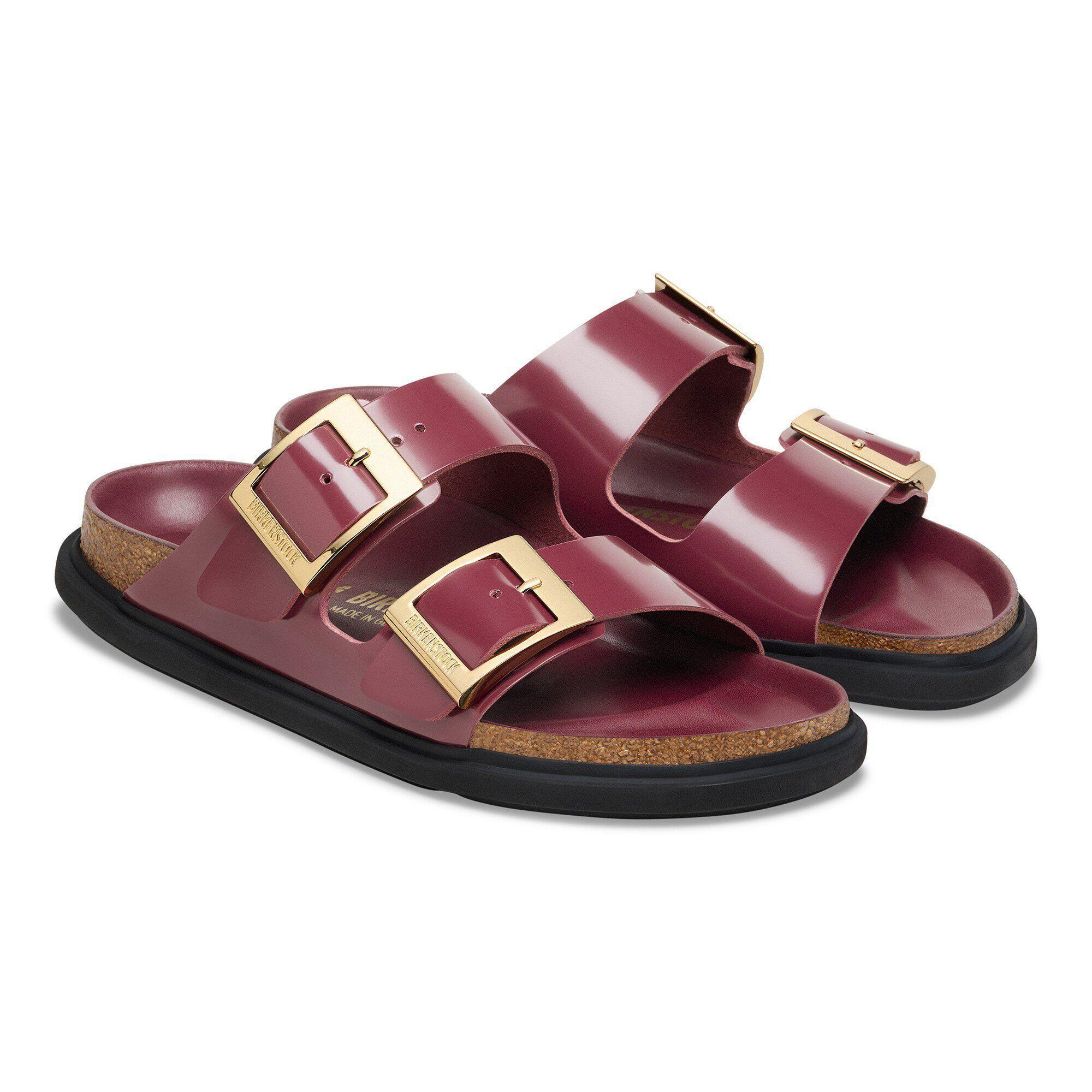 Arizona Droplet Buckle Natural Leather Patent Product Image