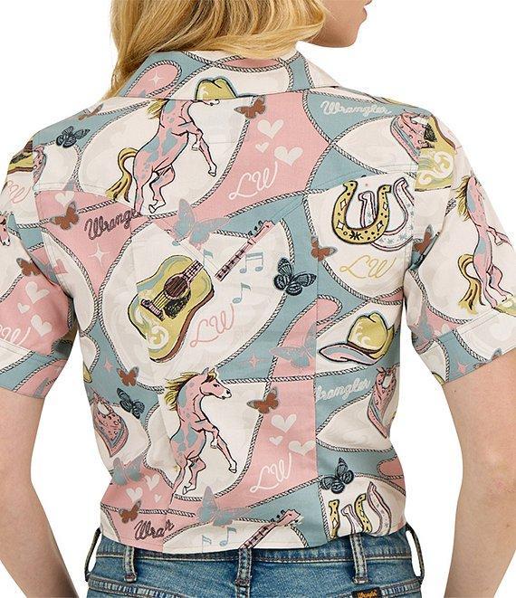 Wrangler® x Lainey Wilson Wild Horses Short Sleeve Woven Shirt Product Image