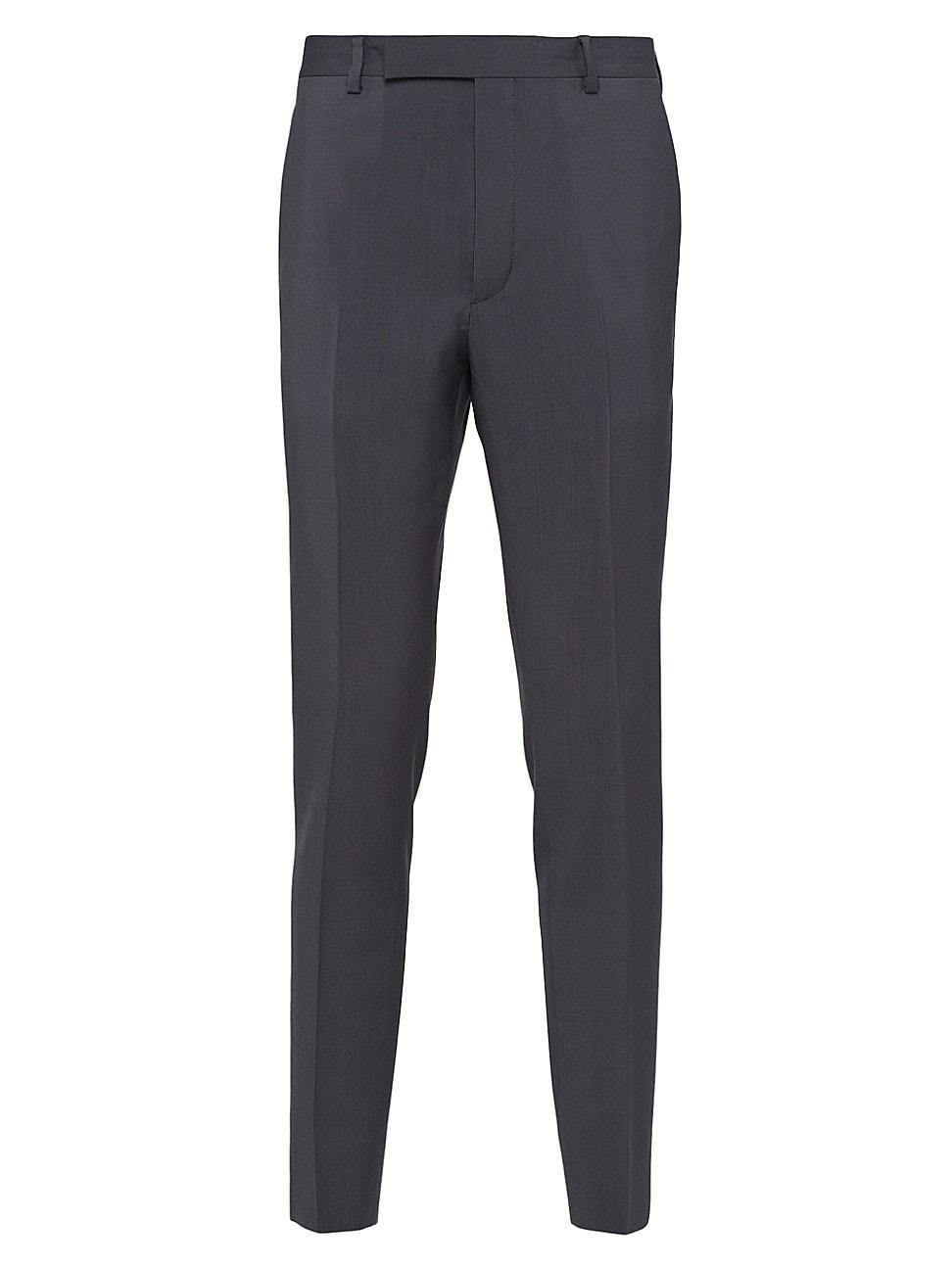 Mens Wool-Mohair Trousers Product Image