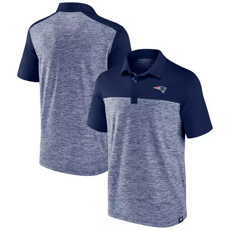 Mens Fanatics Heather Seattle Seahawks Clutch Polo Blue Product Image