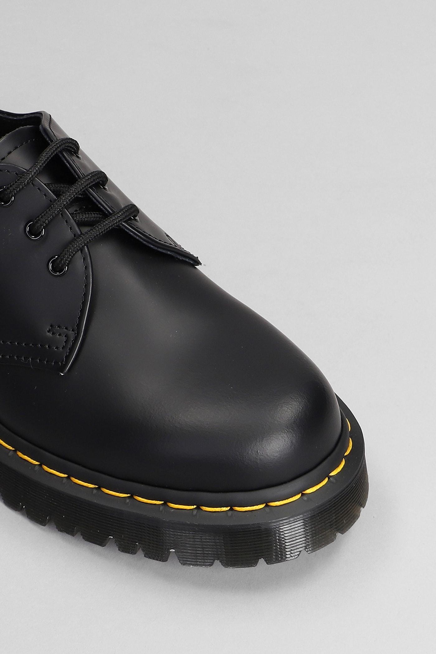 DR. MARTENS' Lace Up And Monkstrap 1461 Leather In Black Product Image