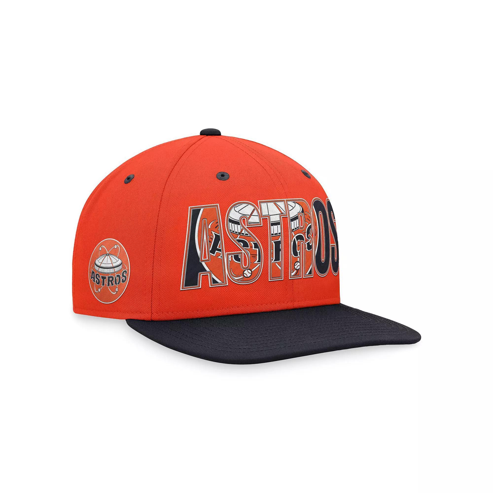 Men's Nike Orange Detroit Tigers Cooperstown Collection Pro Snapback Hat Product Image