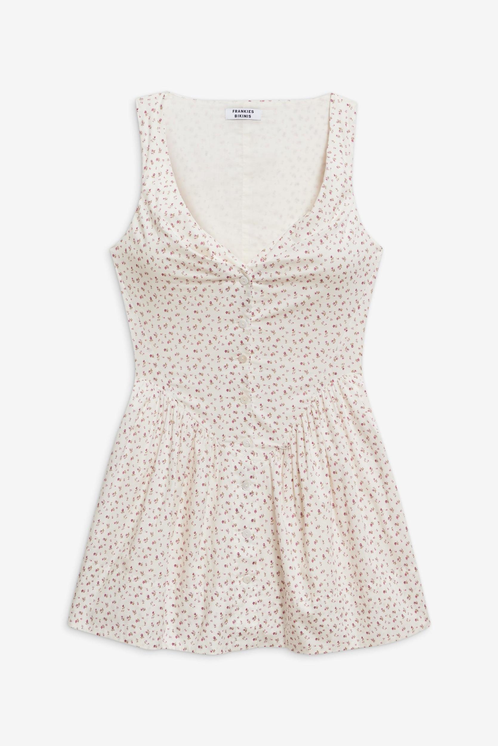 Charlotte Floral Corset Mini Dress - Tea Party Product Image