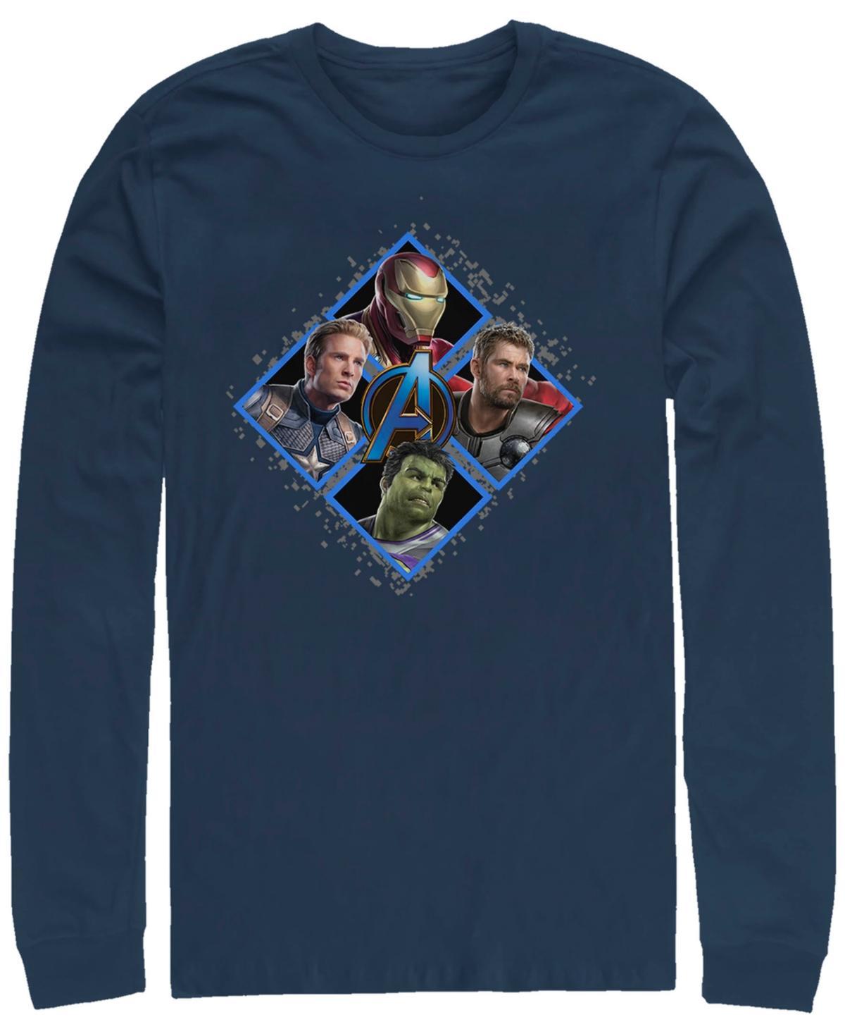Men's Star Wars The Rise of Skywalker Chewie Copilot Long Sleeve Graphic Tee, Size: XXL, Blue Product Image