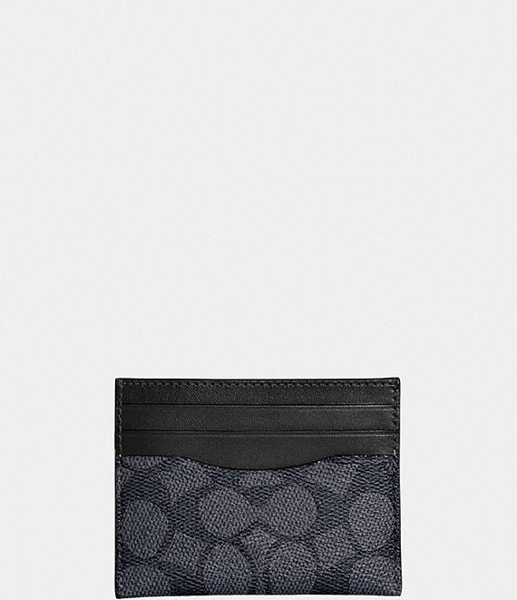 COACH Men's Signature Flat Card Case Product Image