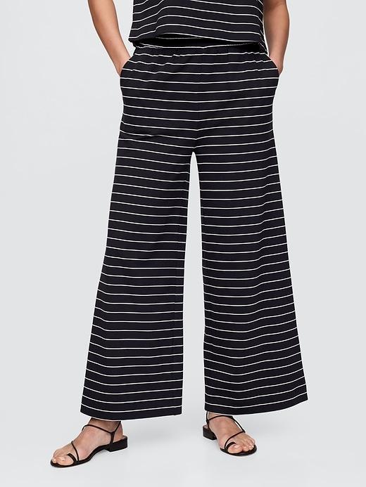 Heavyweight Organic Cotton Wide-Leg Pants Product Image
