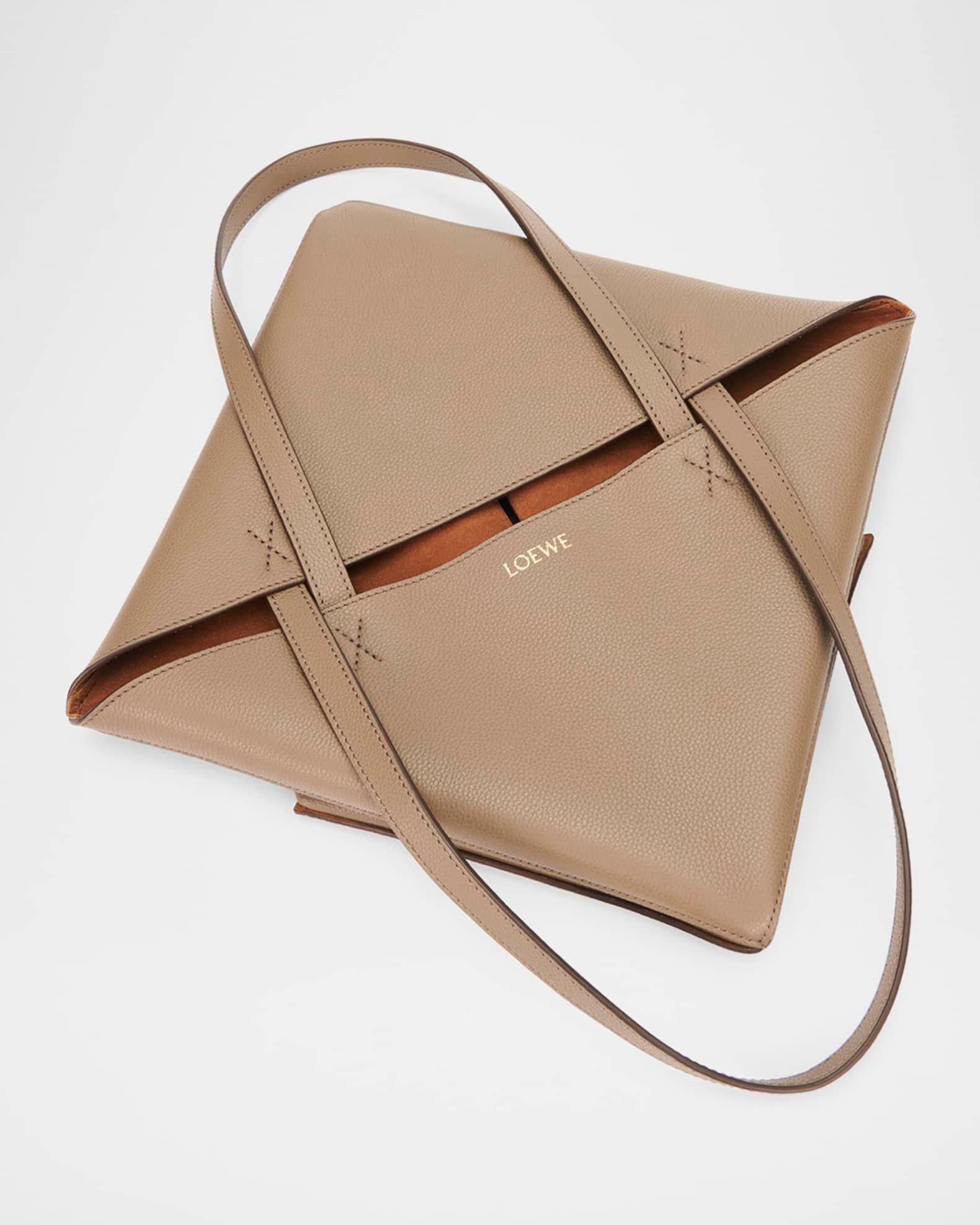 Puzzle Fold Medium Tote Bag in Soft Grained Leather Product Image