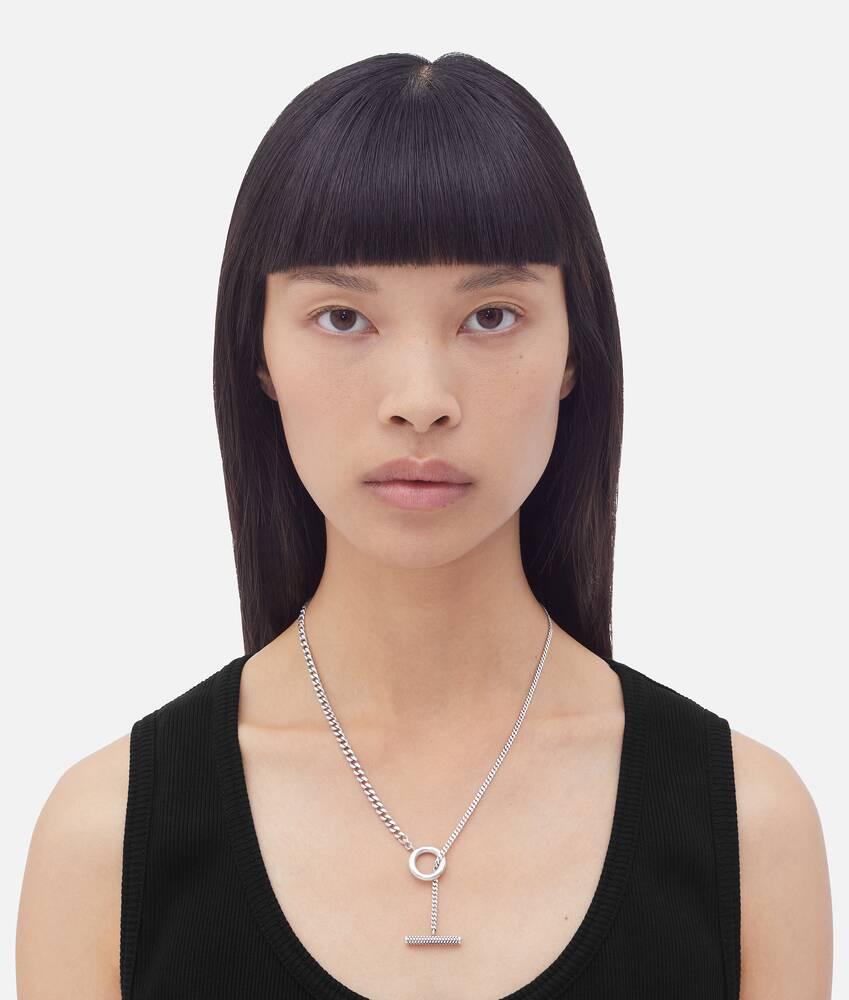 Men's Intreccio Necklace in Silver Product Image