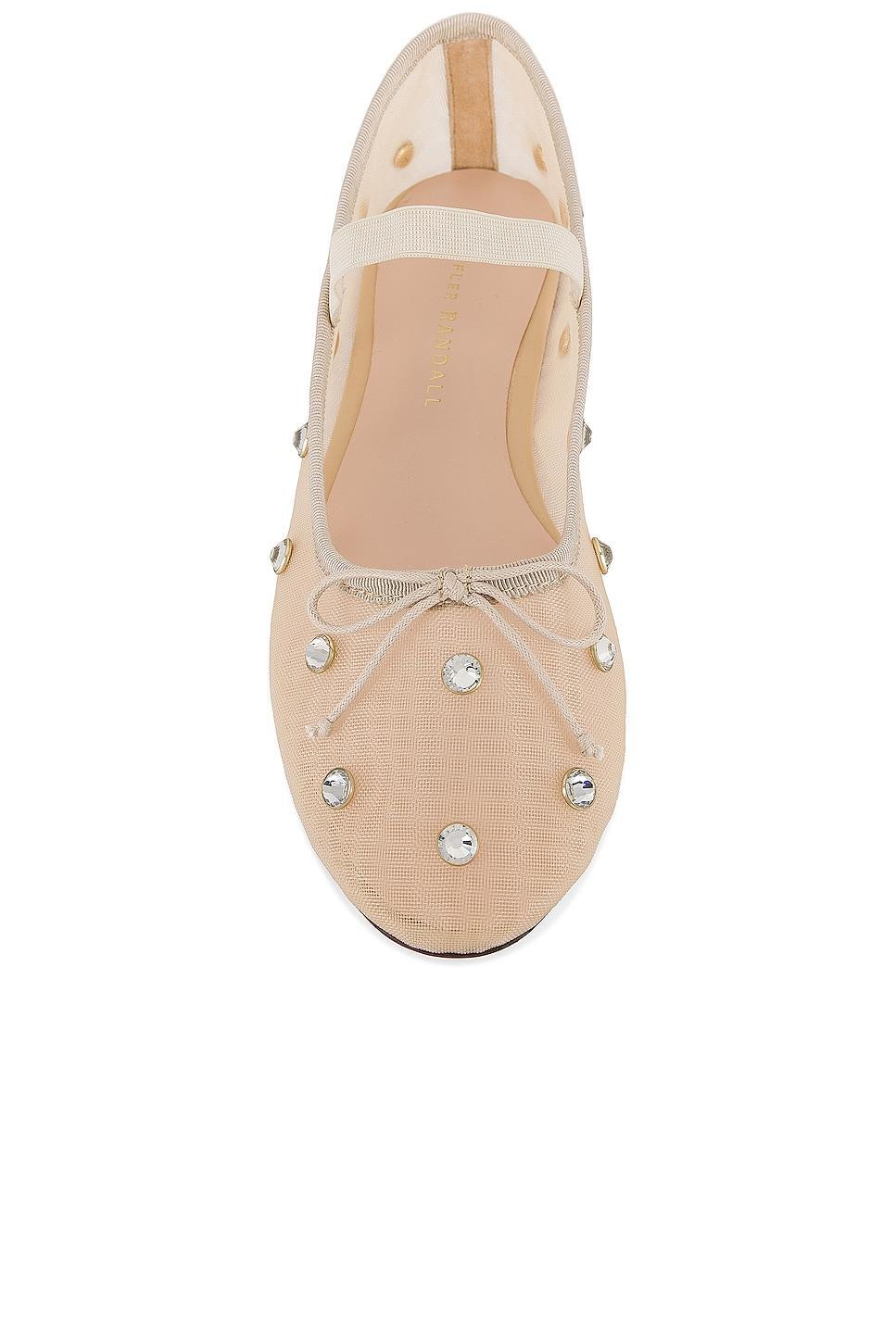Womens Leonie Crystal Mesh Ballet Flats Product Image