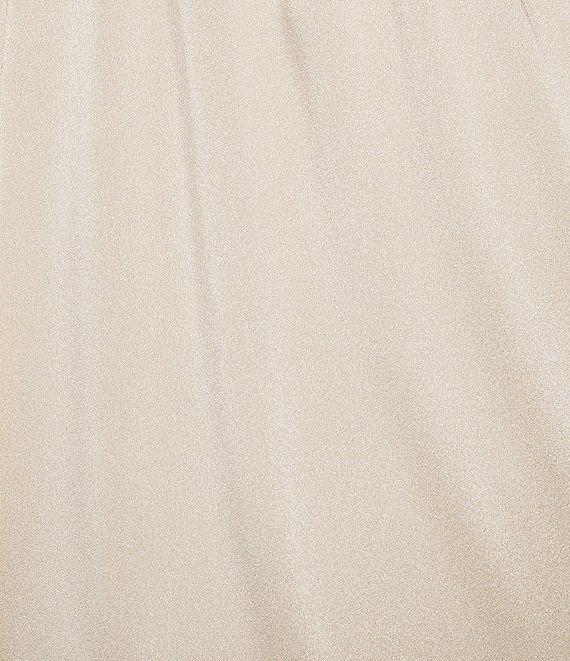 Caroline Rose Plus Size Satin Straight Leg Pull-On Coordinating Pants Product Image
