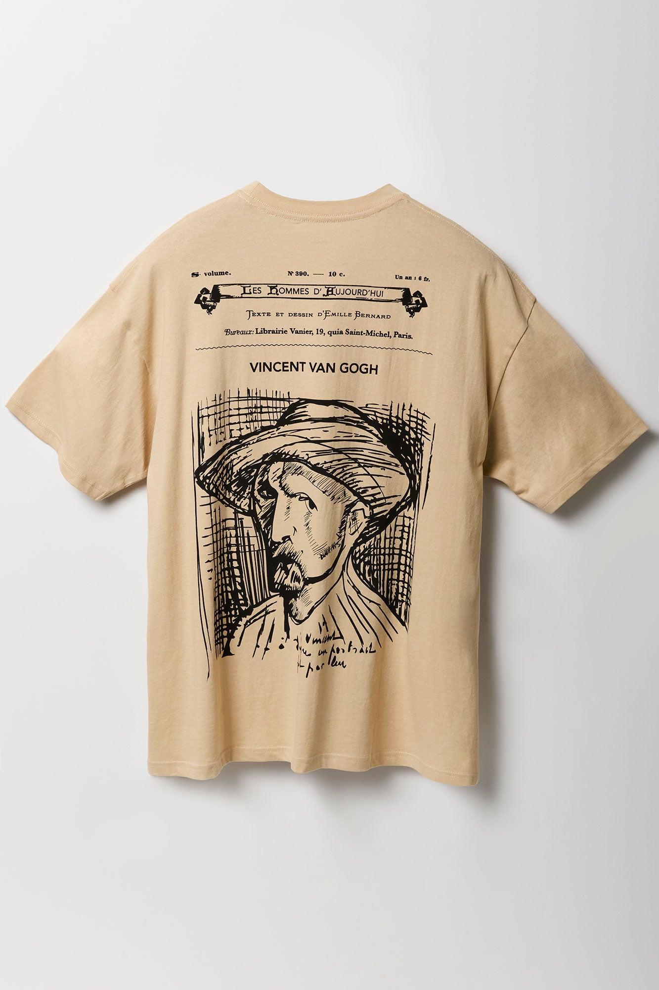 Vincent Van Gogh Graphic Relaxed T-Shirt Male Product Image