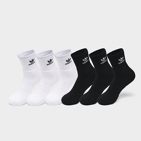 adidas Mens Originals Trefoil Quarter Socks (6 Pack) Product Image