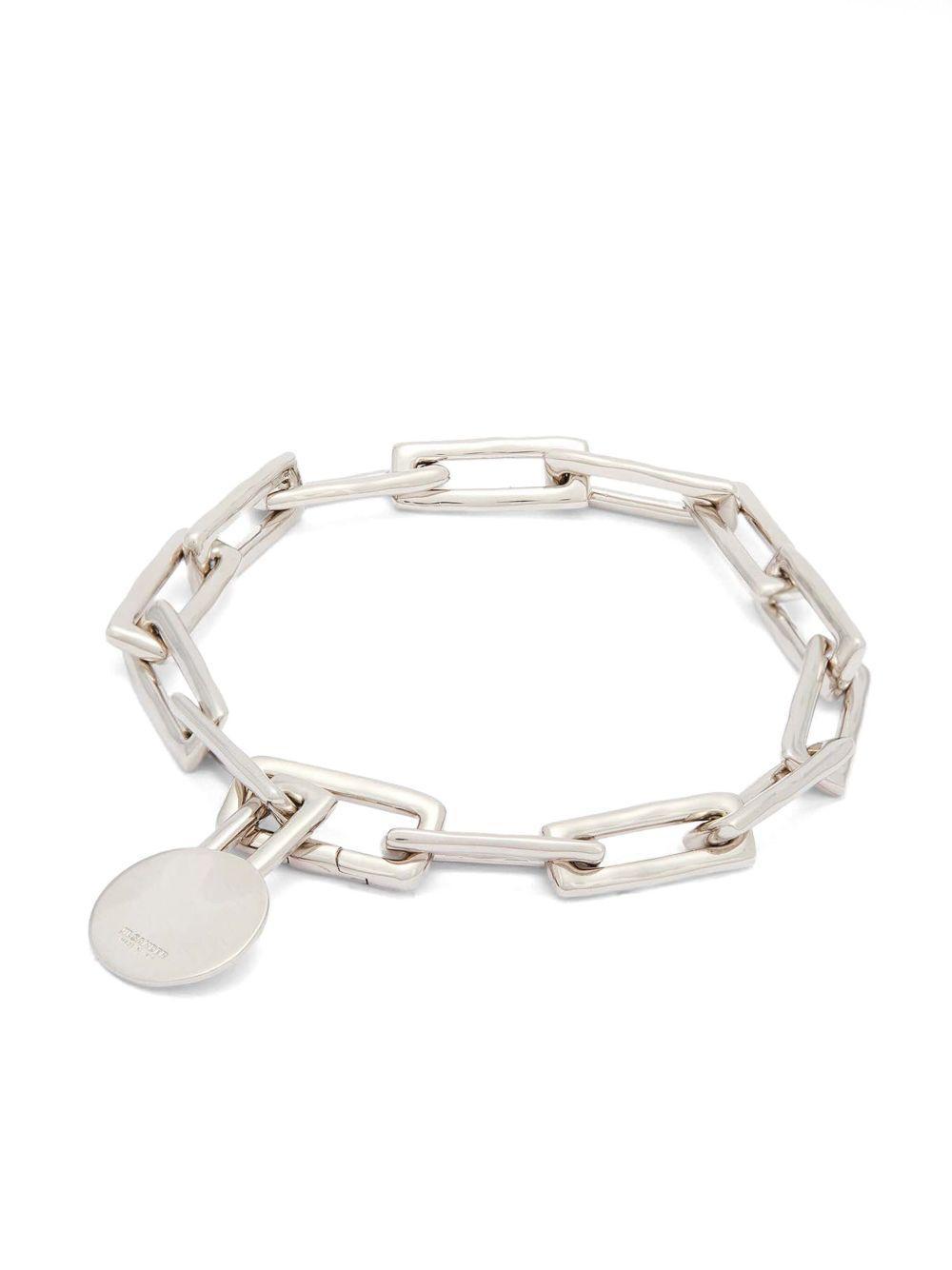 logo-charm chain bracelet Product Image