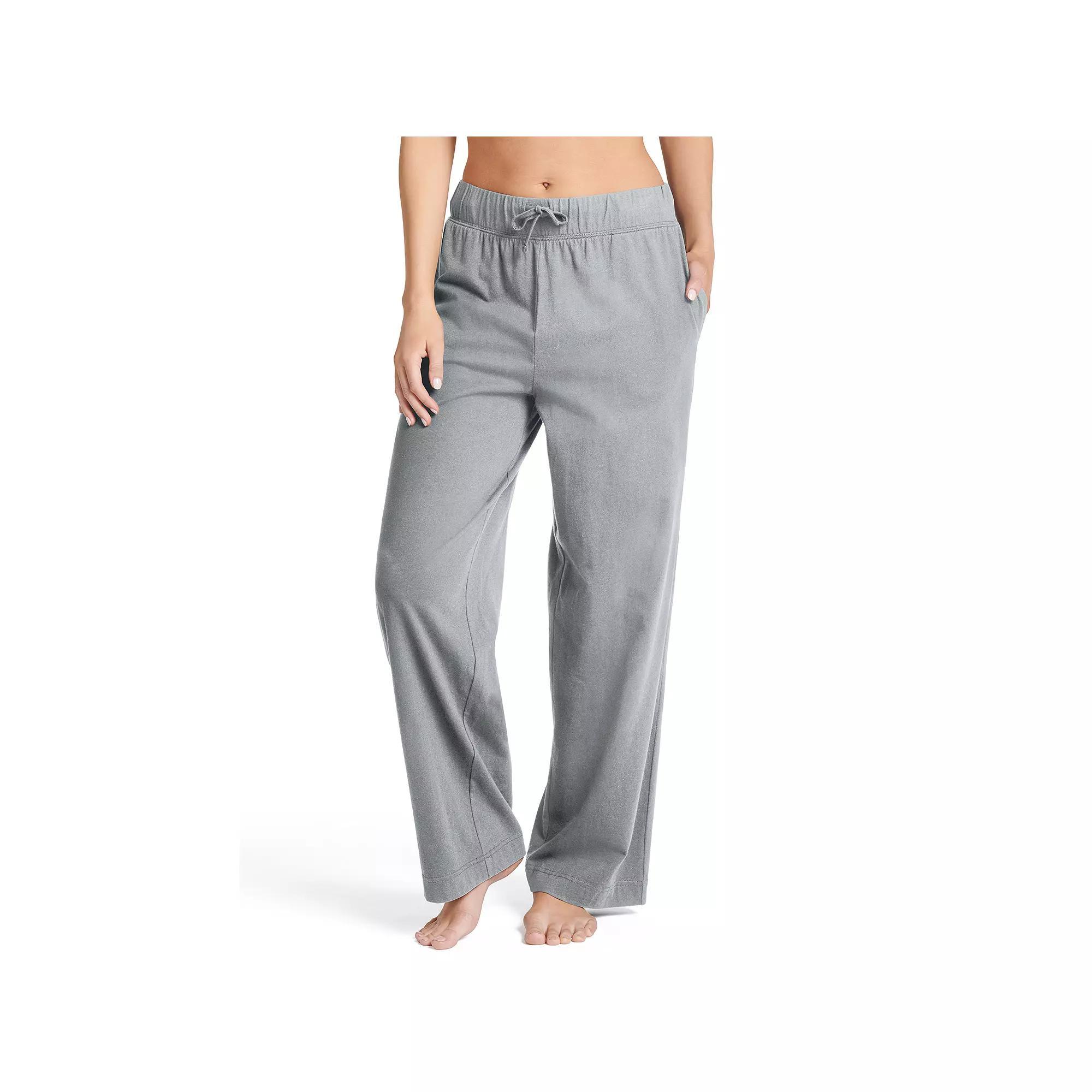 Plus Size Jockey Everyday Essentials Pajama Pants, Womens Grey Gray Product Image