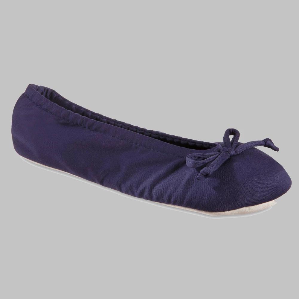 Isotoner Women's Classic Ballerina Slippers - Pink L Product Image