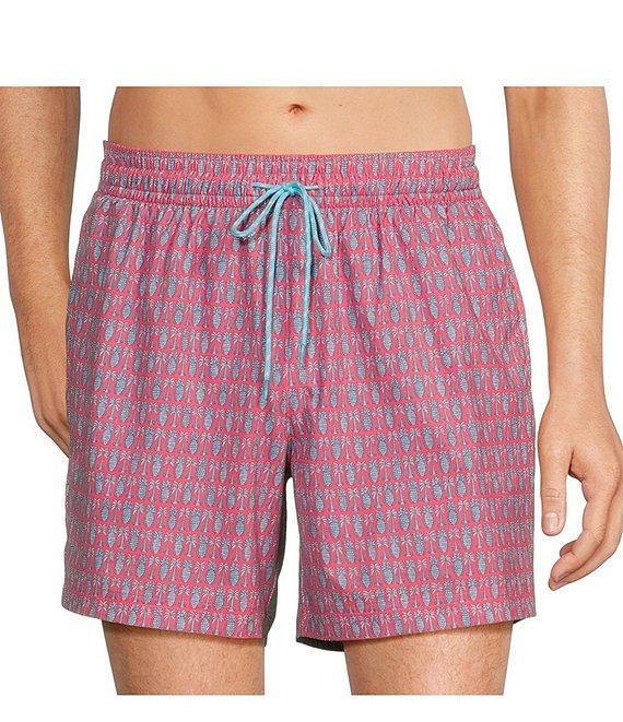 Caribbean Mini Palm Pineapple 6#double; Swim Trunks Product Image