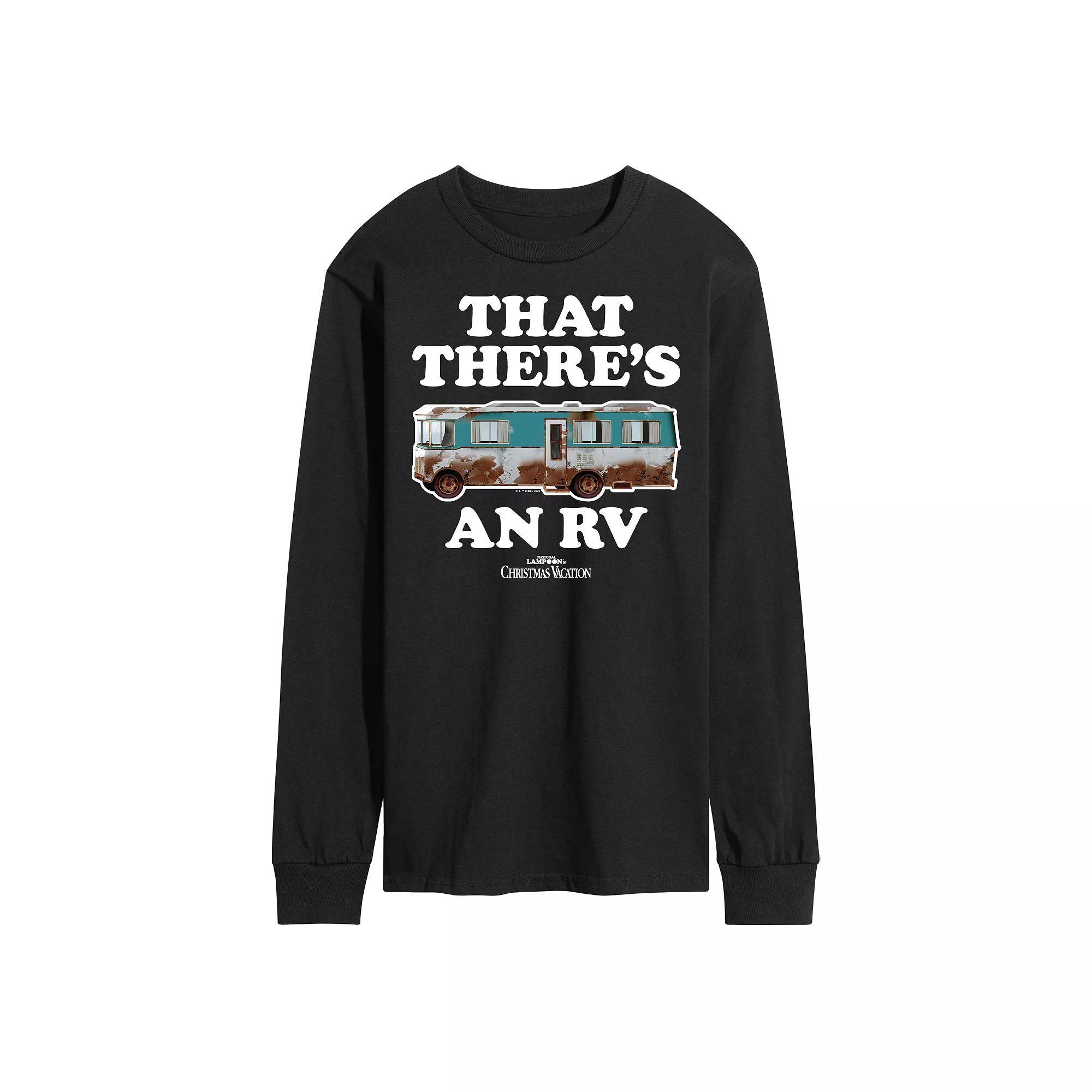 Mens National Lampoons Christmas Vacation RV Long Sleeve Graphic Tee Product Image